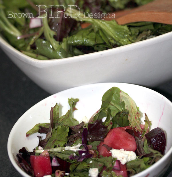 Thanksgiving veggies - Crazy salad