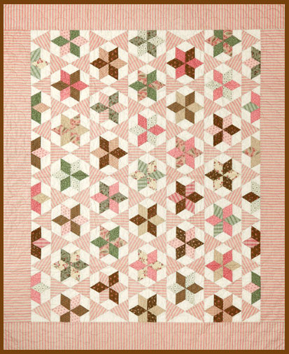 English Paper Piecing - Vintage Stars Quilt