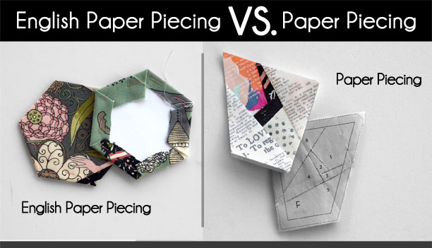 What is Paper Piecing vs. English paper Piecing