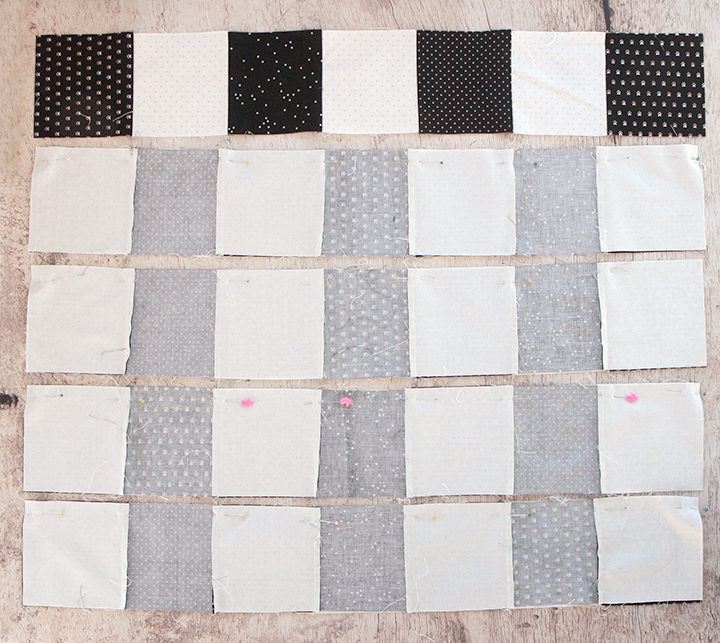 Chess Board Quilt Tutorial brownbirddesigns