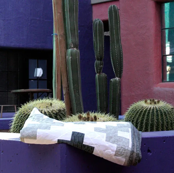 Signature Quilt with cactus