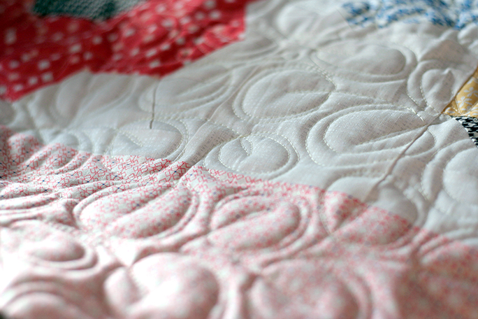 quilting close up