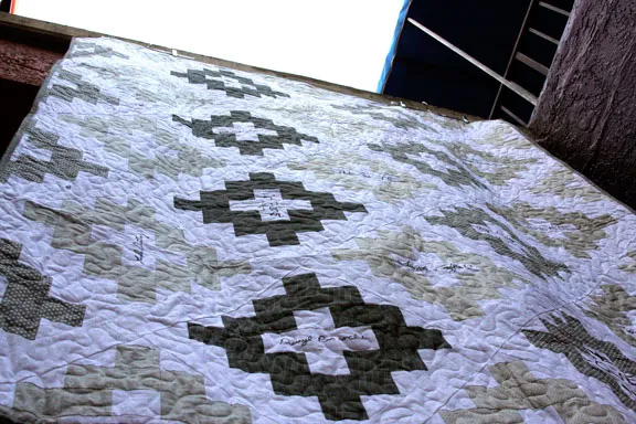 Signature Quilt top