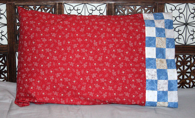 Checker Bord pillowcase design