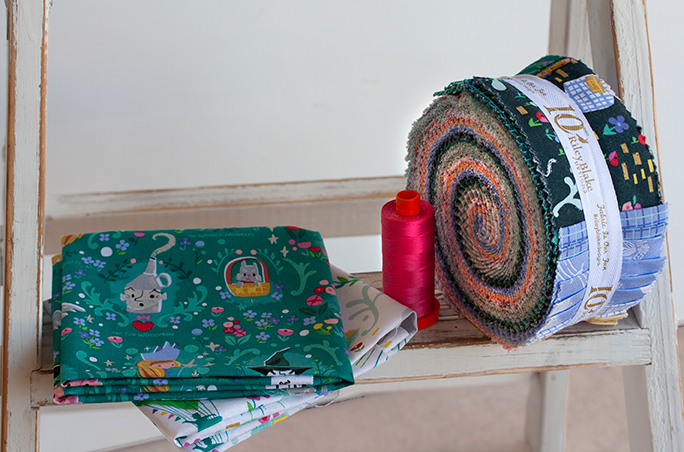 Jelly roll from Dorothy's Journey Fabric 