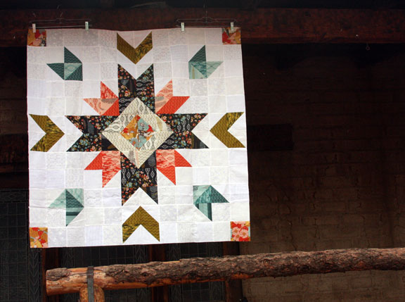 Garden Star Quilt without boards