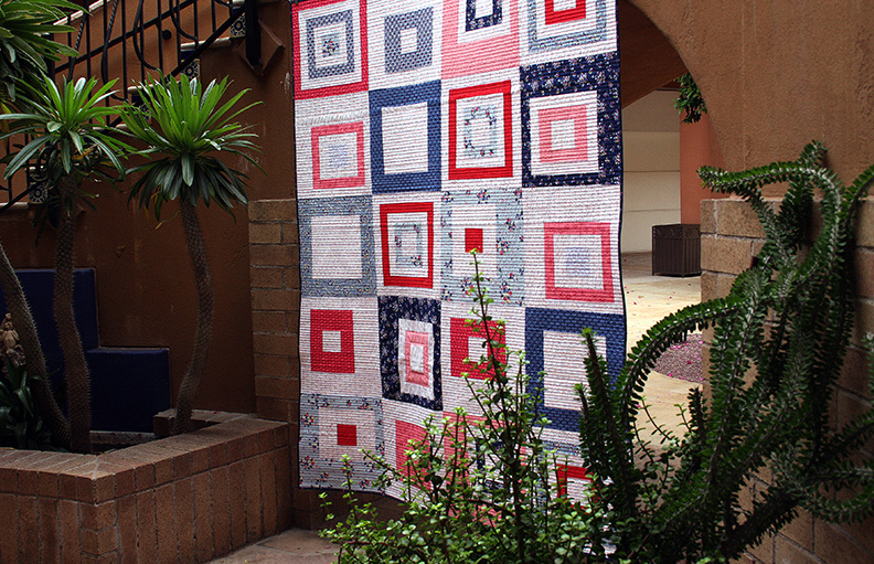 Mod City Center Quilt