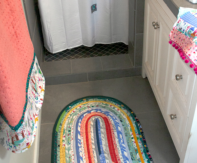 Dorothy's Journey Fabric Jelly Roll Rug