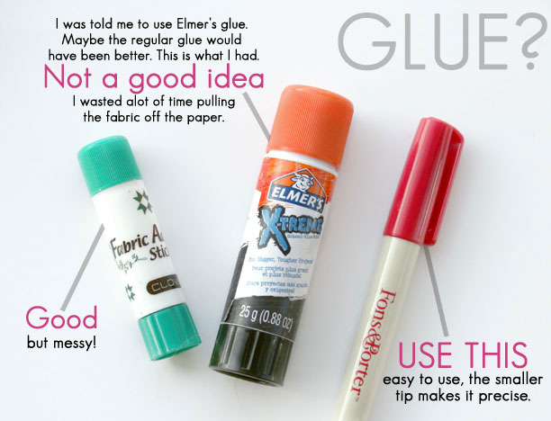 What glues shud you use when English Paper Piecing?? 