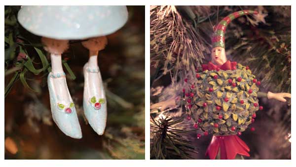 Patience Brewster creates the best ornaments like this holly lady