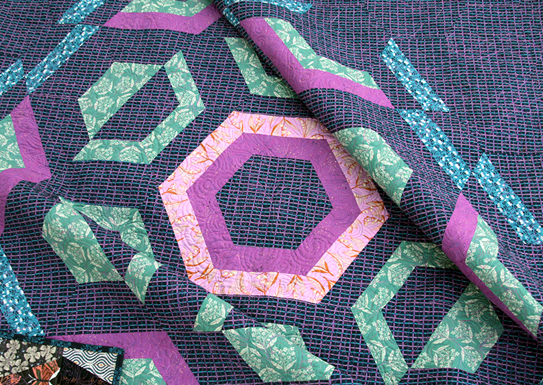 Inflorescence Quilt close up