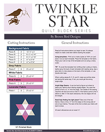 Twinkle Star Quilt Block