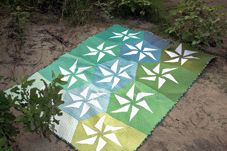 This quilt would be a perfect picnic quilt